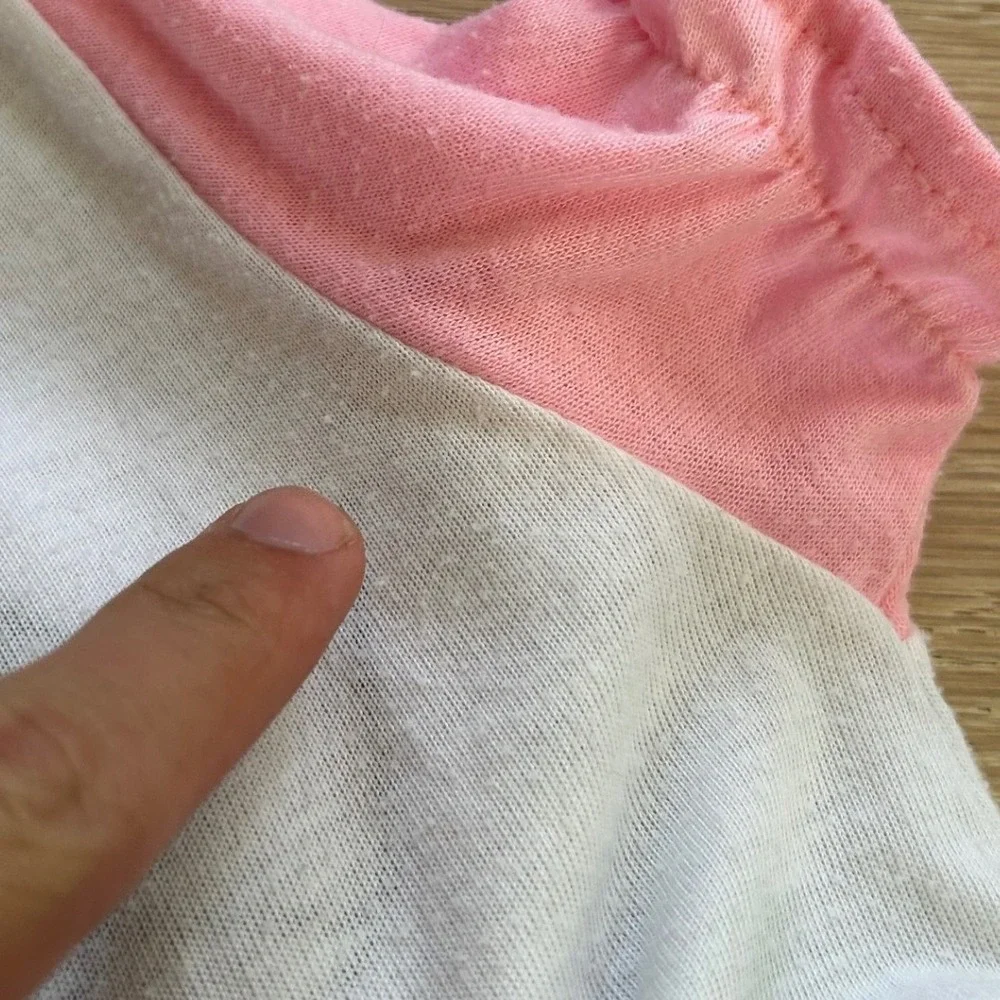 Vintage‎ 1998 Teletubbies Nightgown Kids Size 5 Pink Ruffle Sleeve 90s Sleepwear